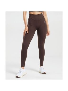 Gymshark Shadow Brown High-Waisted Sweat Seamless Leggings